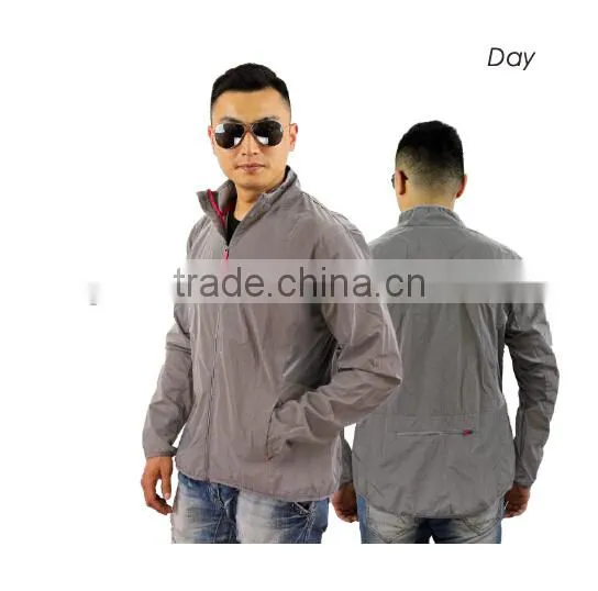 Grey Reflective Sport Jacket for Man