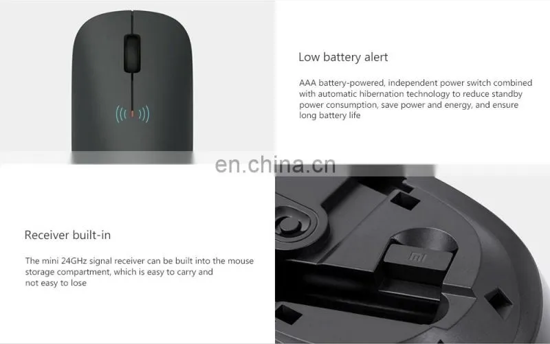 Originalixiao mi RF 2.4GHz Wireless Office Keyboard Mouse Set 104 Keys PC Mac Compatible Portable Keyboard