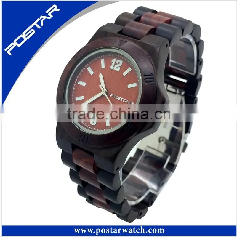 Japan Movement New Environmental Wooden Fashion Watch 2016
