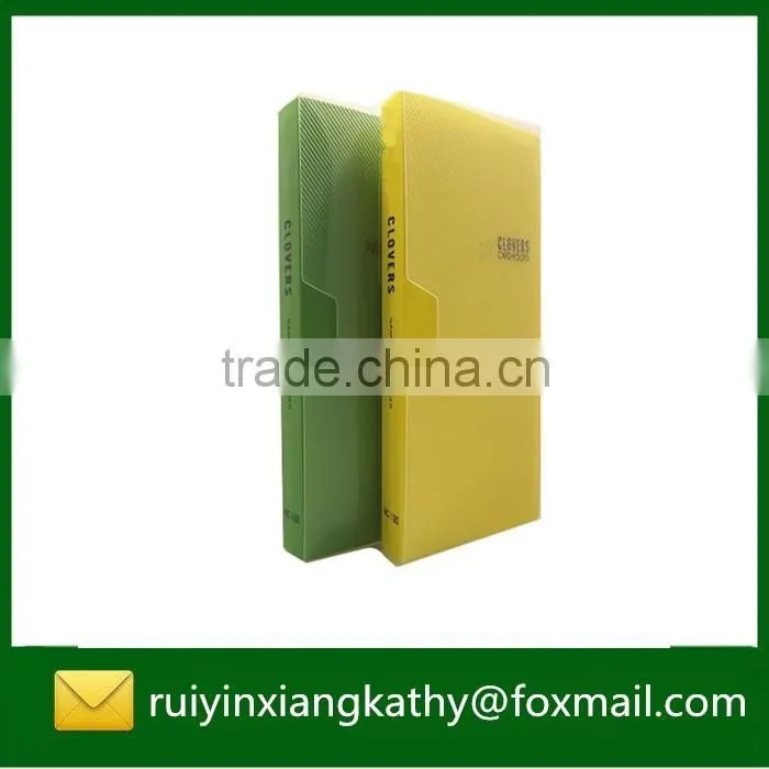 Waterproof transparent credit card display book