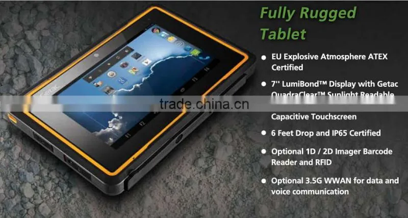 made in Taiwan Getac Z710 full rugged tablet pc with ATEX