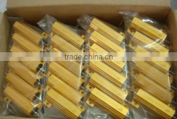 500W Gold Aluminum Housed Wirewound Resistor
