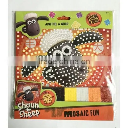 Hot New Products For 2015 High Quality EVA cheap mosaic sticker educational toys for kids
