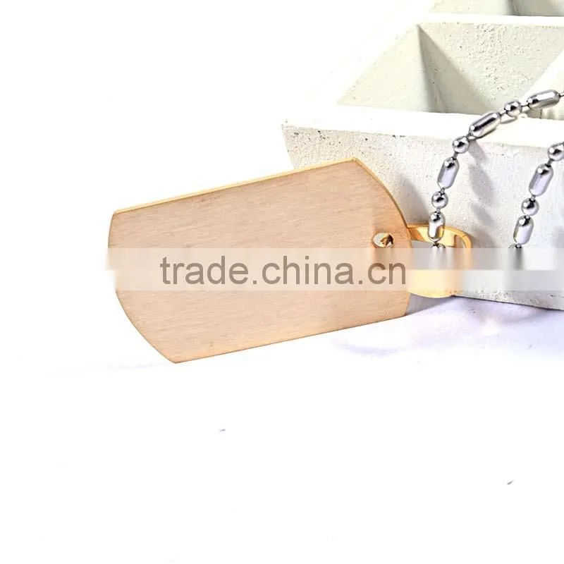 Stainless Steel Jewelry Main Material Costume Tag Pendant