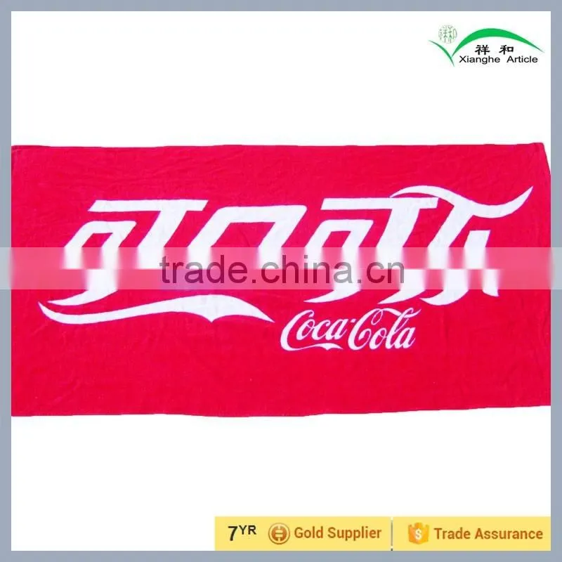 Promotion Beach Towel High Quality Velour Reactive Printed