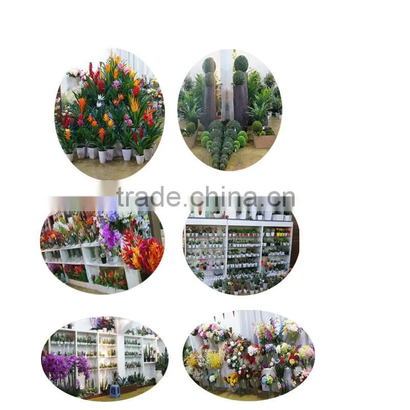 High quality handmade fabric artificial flower bouquet/artificial flower heads/ fresh cut flower