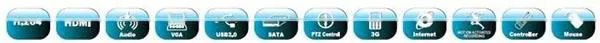 Cheap DVR 16CH Full Real Time 1080P CIF Full D1 CMS H.264 8CH Network DVR
