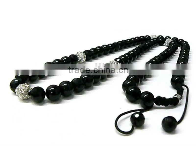 NE2068 Fashion Agate beaded necklace,tassel necklace