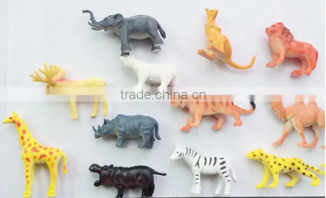 Cheap PVC small animal toy ,mini pvc animal toy ,small animals plastic toys