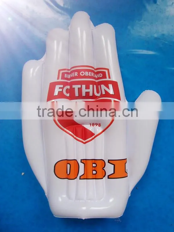 Wholesale inflatable toy, inflatable hands for promotional