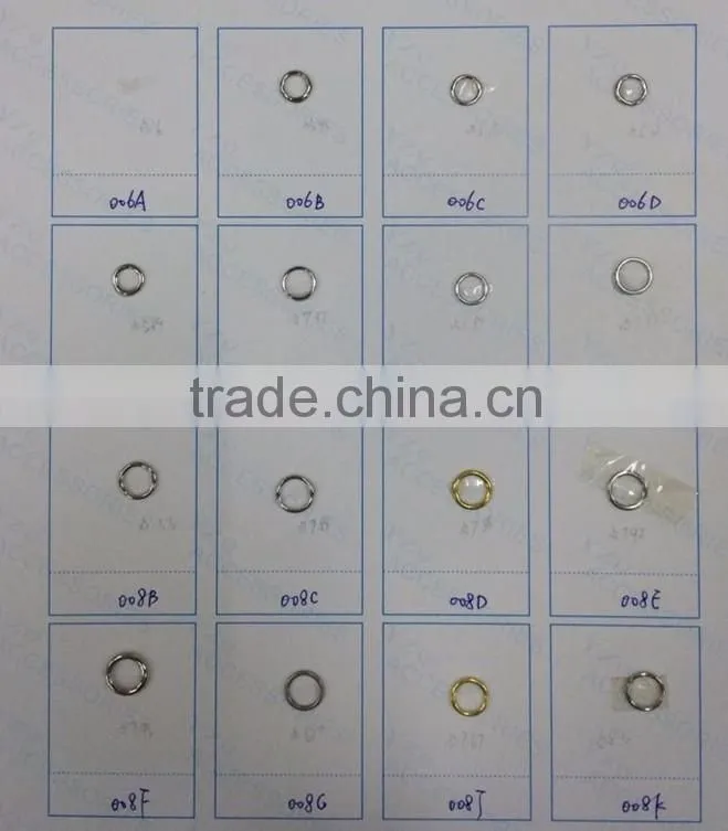Metal Ring and Slider For Bra or Swimming wear -- MD4270