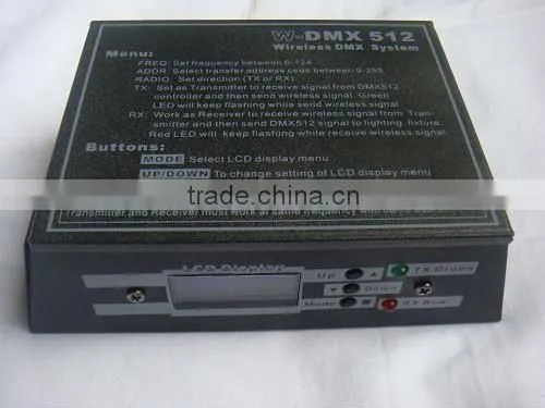 QY-C1312 2.45GHz wireless 512 dmx controller