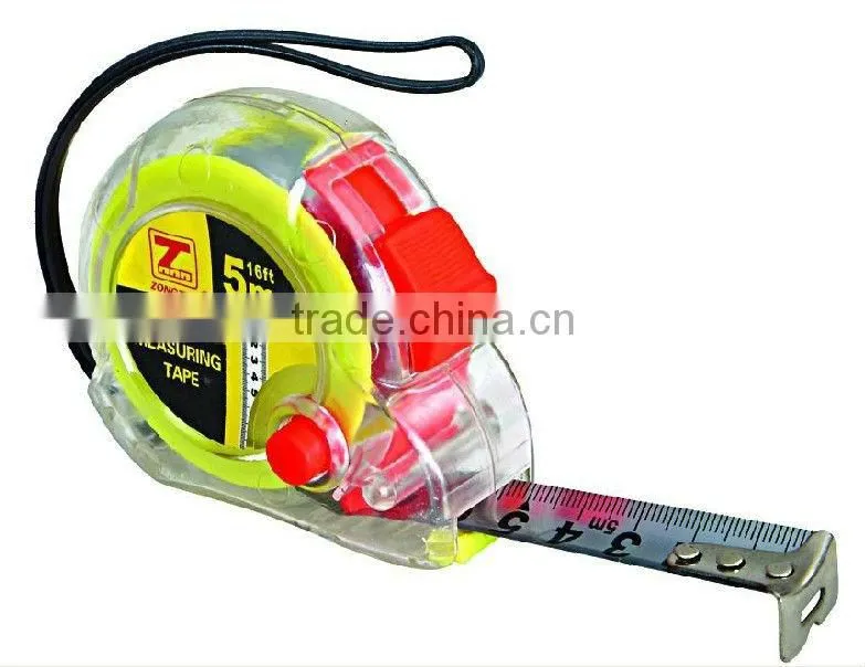 Transparent Case Steel Measuring Tape