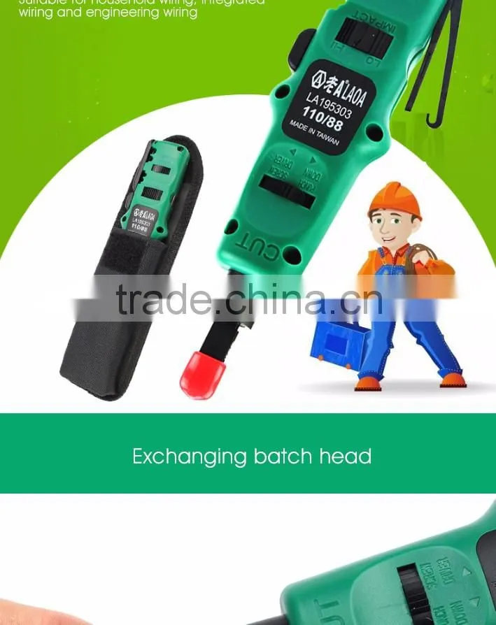 Cable Impact punch down tool wire stripping knives Mini Utility Portable Network Punch Down tool for 110 88 modules