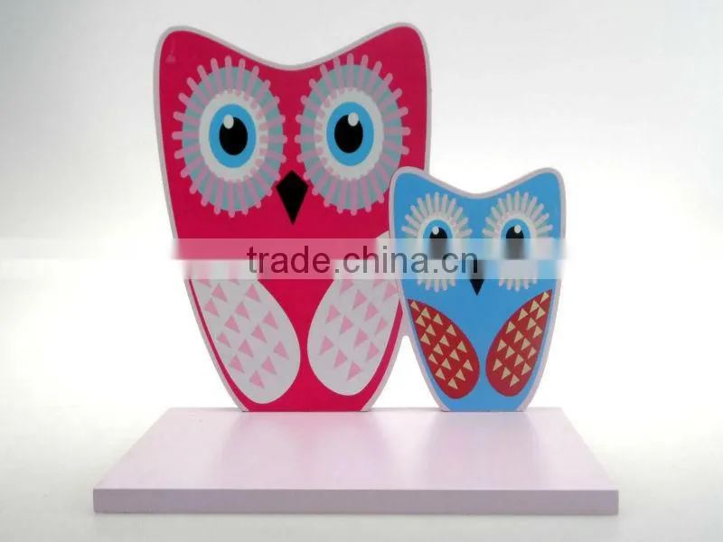 MDF decorative wooden wall shelf wall display