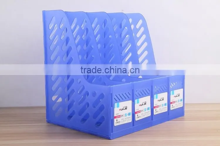 Plastic Custom Size Magazine Rack Use dismountable folding Folded magazine holder