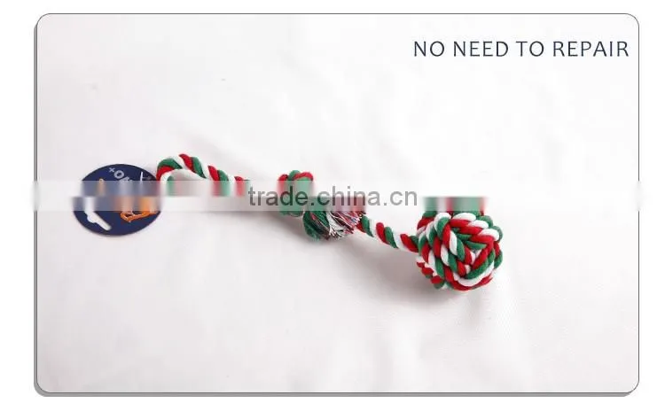 hot selling factory directly cotton rope toy with knot dog chew toy