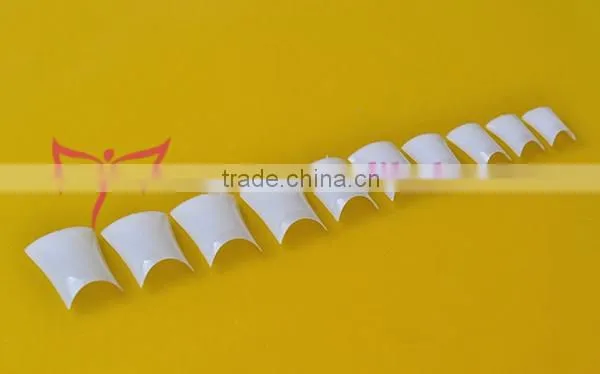 500pcs/bag Flipper Shape Artificial Fingernail Nail Tips Fake Nail Tips