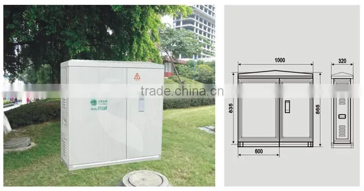 SAIP/SAIPWELL 1000*865*320mm IP65 SMC Unsaturated Polyester Power Box