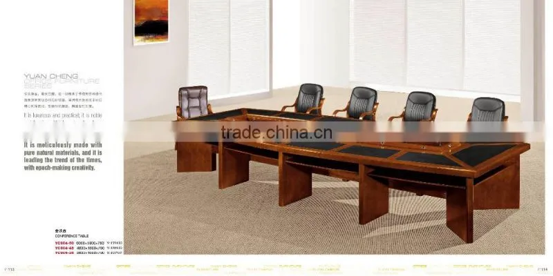 huge wood the price of a large conference table factory sell directly YCMD11