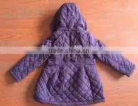 2015 fashion girl's jacket with hood colorful jacket for kids