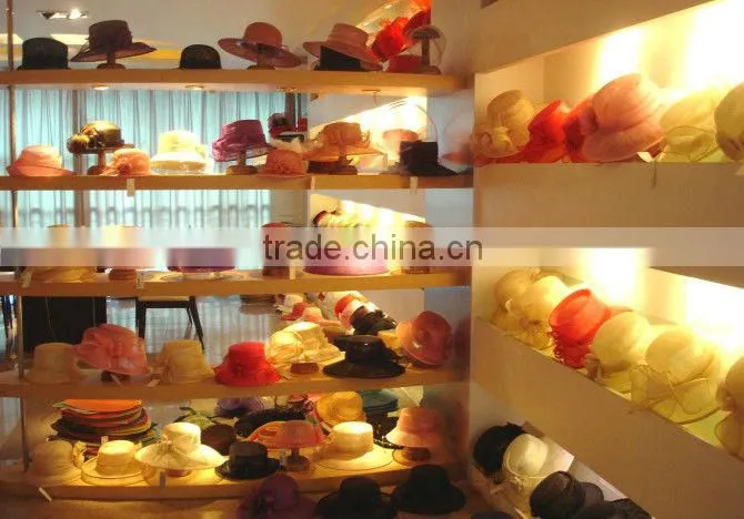 red ladies summer hat/crochet straw hat/big brim sun hat wholesale