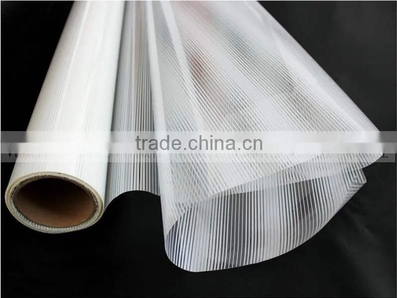 Promotional shutter gradation pattern decorative film for home,office platform glass door and window ,privacy decorative film