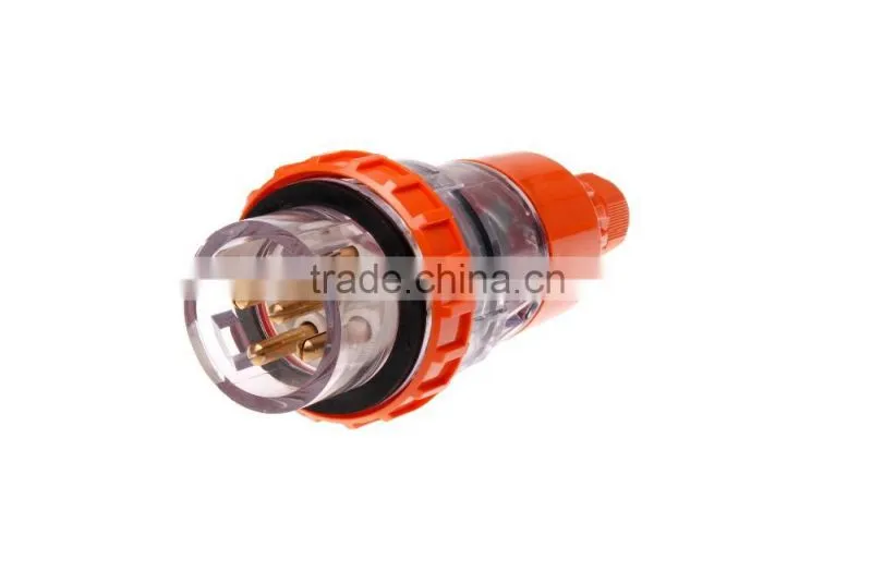 Three Phase 5 Pin Straight Plug 32A