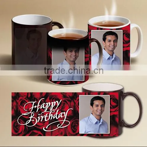 Factory custom hot products wedding gifts color change mugs by yrbs