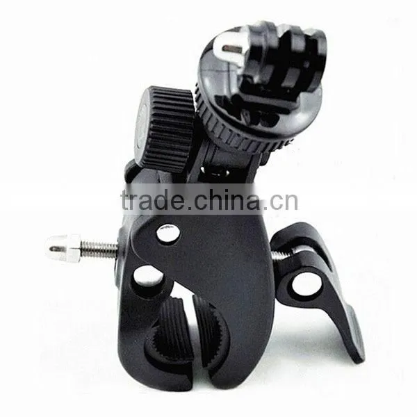180degree Rotate Best Bike Bicycle Scooter Motorcycle Golf Stroller Handlebar Clamp Mount Holder for Gopro SJ4000 Sport Camera