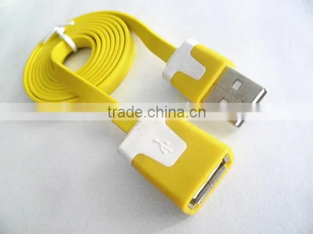 factory wholesale dual color USB male to female cable