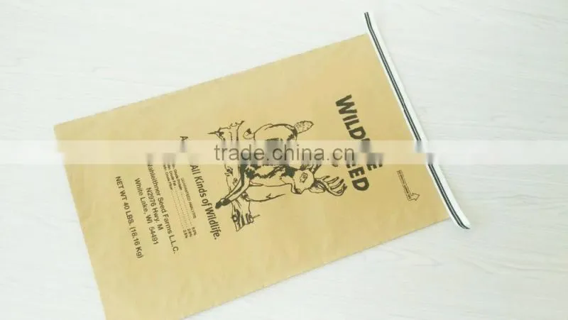 Multi-Wall Paper Bag, Paper Woven Poly, Paper laminated Polypropylene Bag