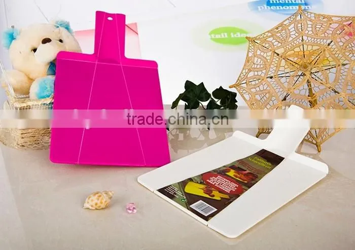New designed flexible and foldable polypropylene plastic cutting board for kitchen
