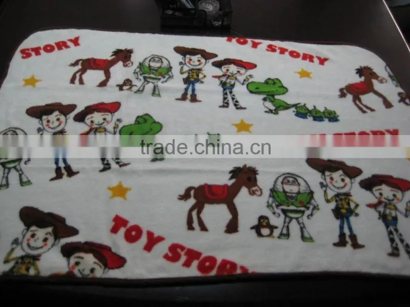 Promotion Print Polar Fleece Receiving Baby Blanket