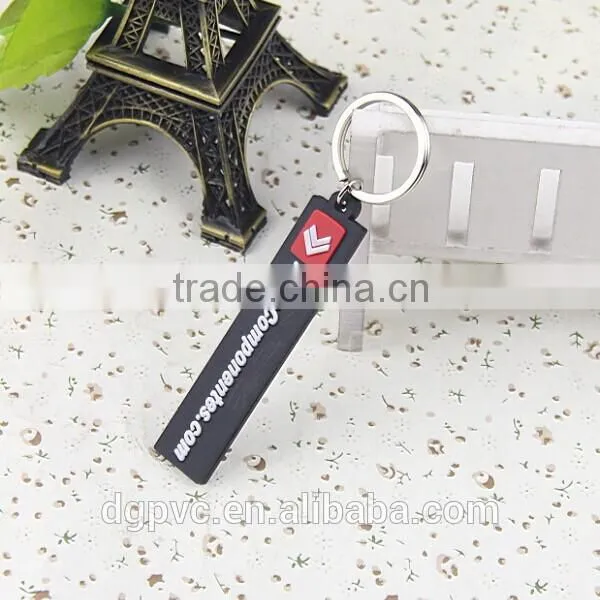 Wholesale & custom 2015 promotional pvc car logo keychain