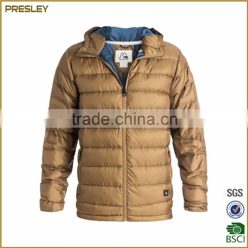 Presley oem hot sale high quality winter 100%polyester men's cotton coat