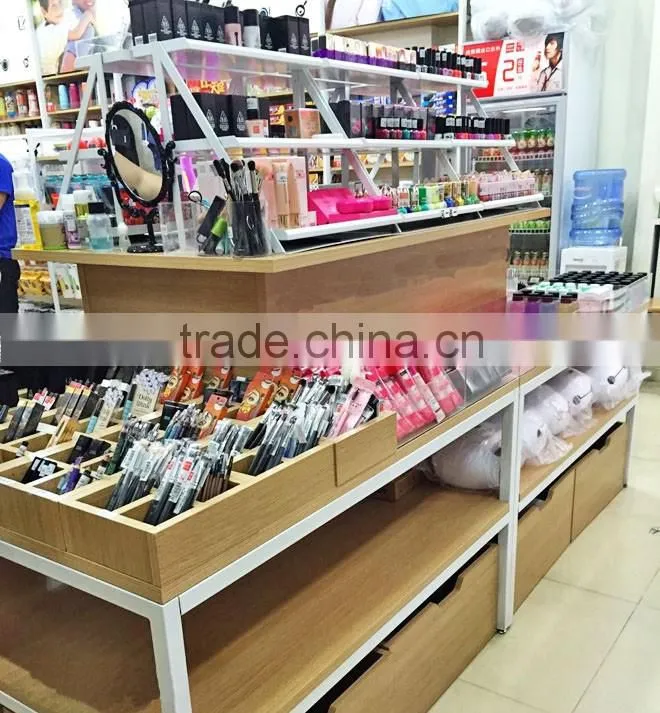 New Design Stationery Counter Display Stand Rack With Acrylic Showcase