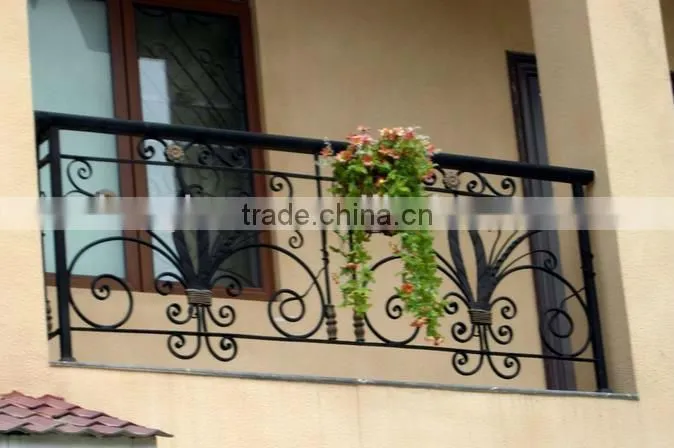 top-selling modern wrought iron grill for balcony