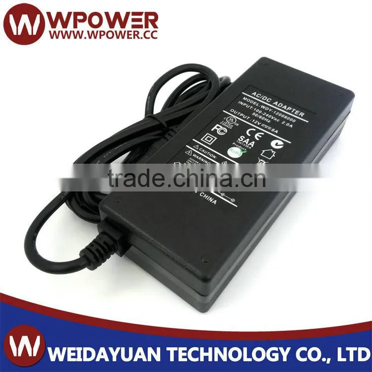 96w 12v 8a power supply CSA with CE FCC SAA C-Tick RoHS UL certificates