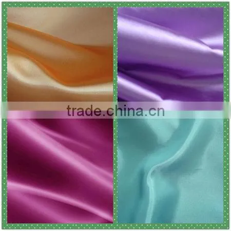 hot sale polyester satin fabric for pajamas