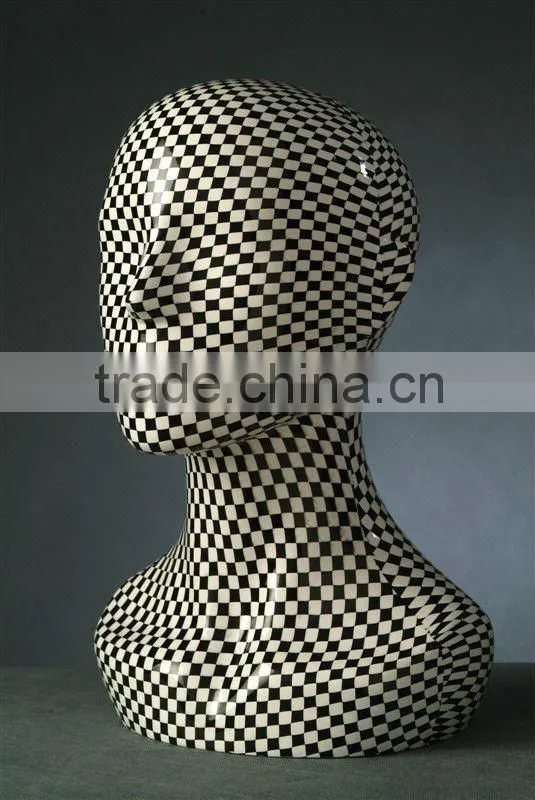 Hat display egg head mannequins