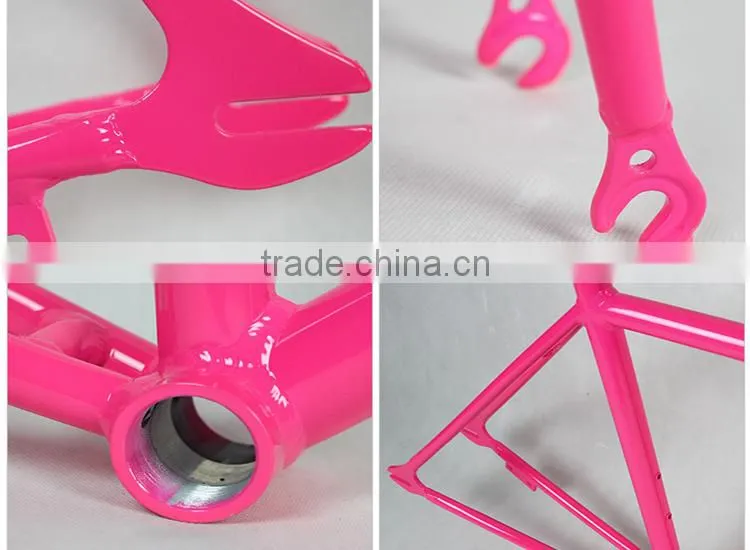 China 700C OEM track aluminum alloy fixie bike frame F-SF216