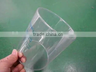 Semi Auto Cylinder Edge Curling Machine for transparent plastic