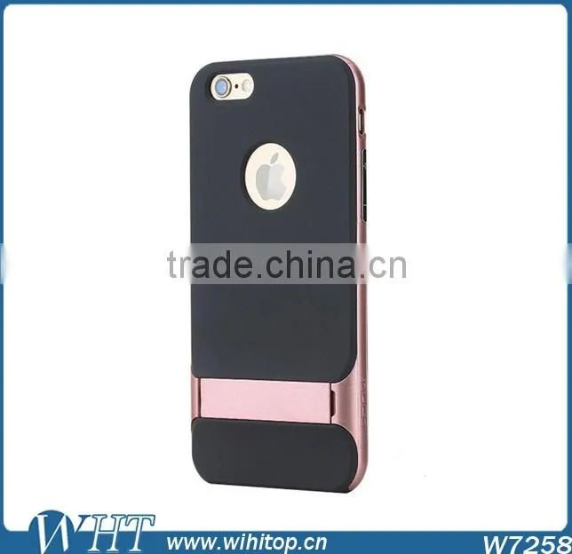 Shockproof Hard Bumper Soft TPU Hybrid Stand Case for iPhone 6