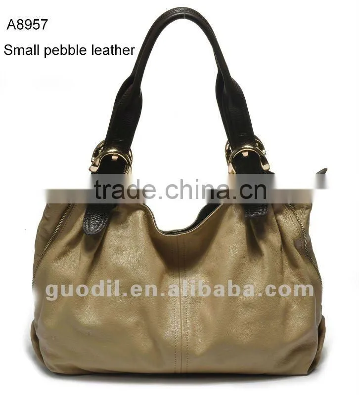 New arrival! Large buckle tote bags 2012 summer spring ladies leather handbags