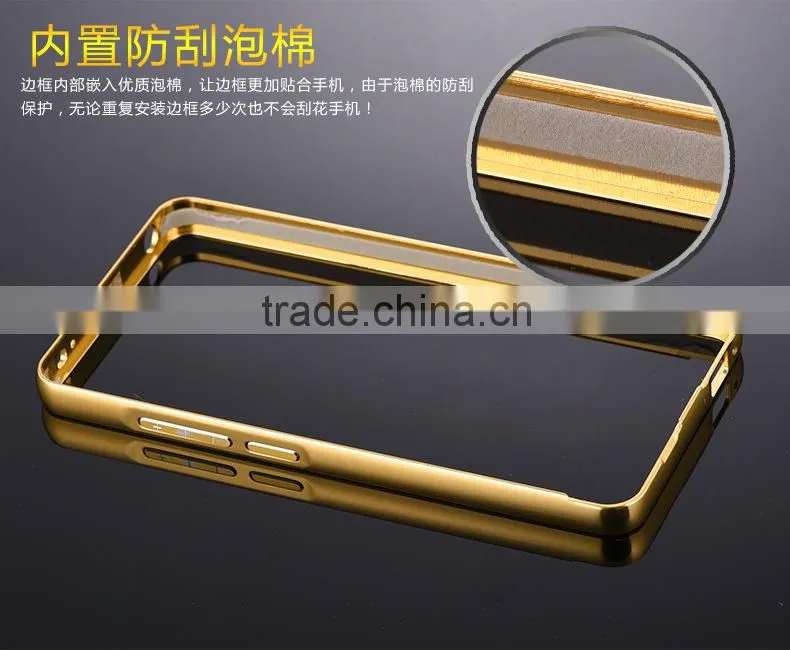 Luxury Mirror Cover Metal Aluminum Bumper Phone Case For Xiaomi For Redmi Note 3