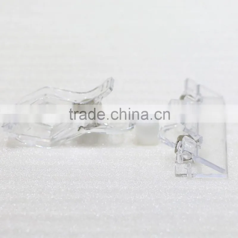 Durable transparent POP sign holder for display