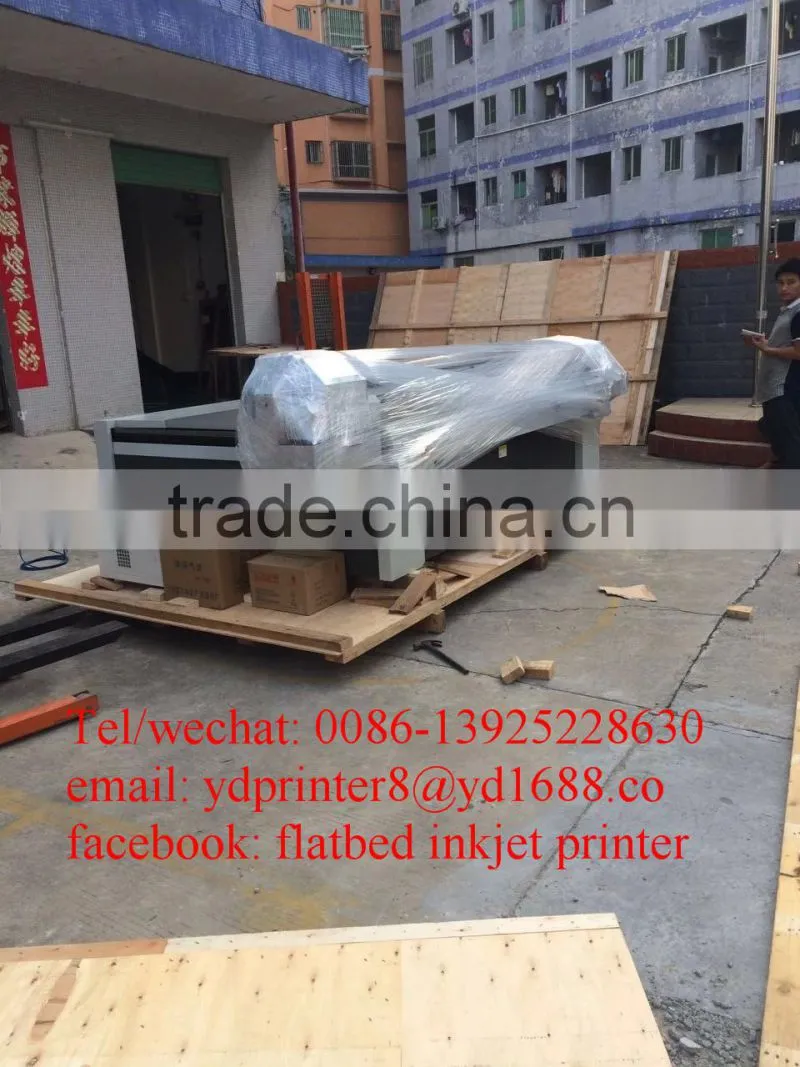 Large format car sticker roll printing machine / digital flatbed uv printer price