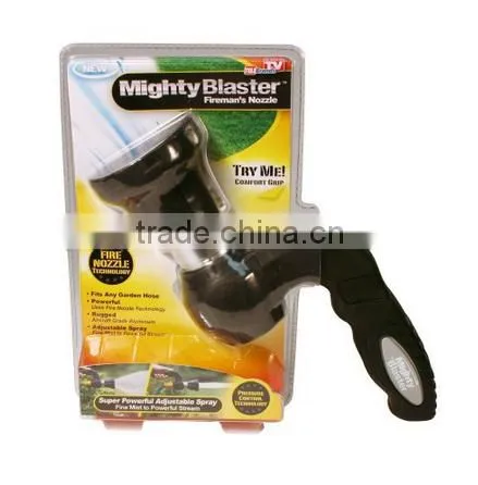 Mighty Blaster Hose Nozzle, Garden Sprayer - by BulbHead - Power Wash and Water Your Lawn Like a Pro!