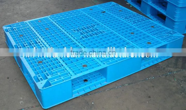 industrial double side 4 way plastic pallets with sides